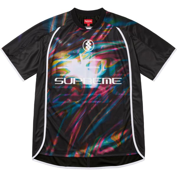 Supreme Feedback Soccer Jersey - Black (front)