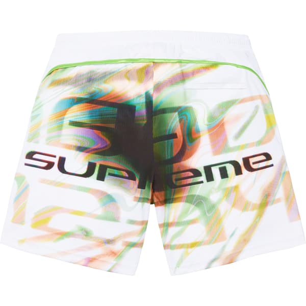 Supreme Feedback Soccer Short - White (front)
