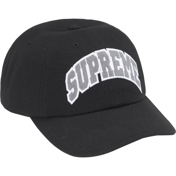 Supreme Felt Arc 6-Panel - Black (front)