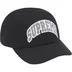 Supreme Felt Arc 6-Panel - Black (front)