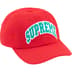 Supreme Felt Arc 6-Panel - Red (front)