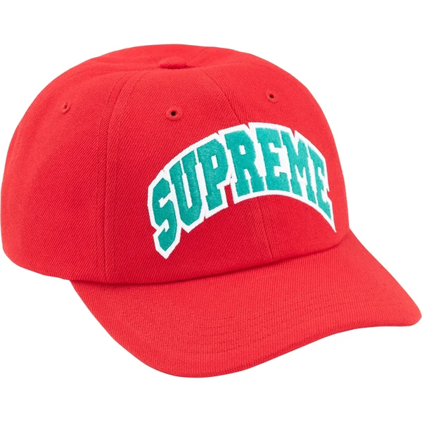 Supreme Felt Arc 6-Panel - Red (front)