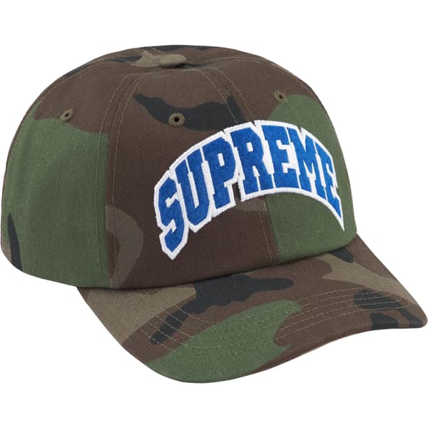 Supreme Felt Arc 6-Panel - Woodland Camo (front)