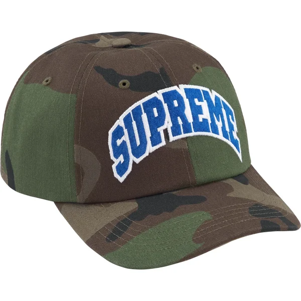 Supreme Felt Arc 6-Panel - Woodland Camo (front)