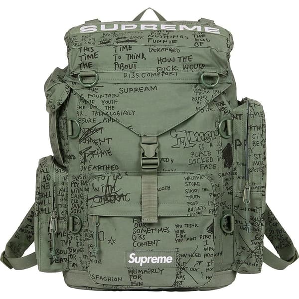 Supreme Field Backpack - Olive Gonz (front)