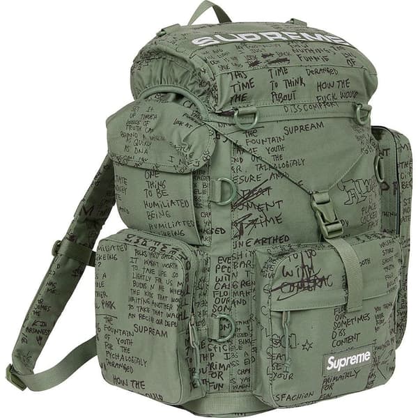 Supreme Field Backpack - Olive Gonz (front)