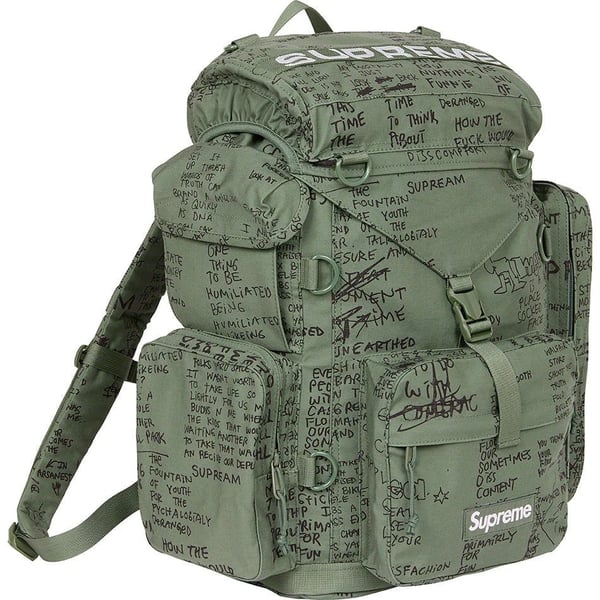Supreme Field Backpack - Olive Gonz (front)