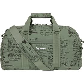 Supreme Field Duffle Bag Olive Gonz