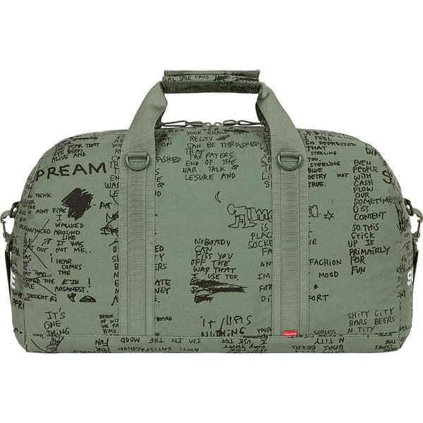 Supreme Field Duffle Bag - Olive Gonz (front)