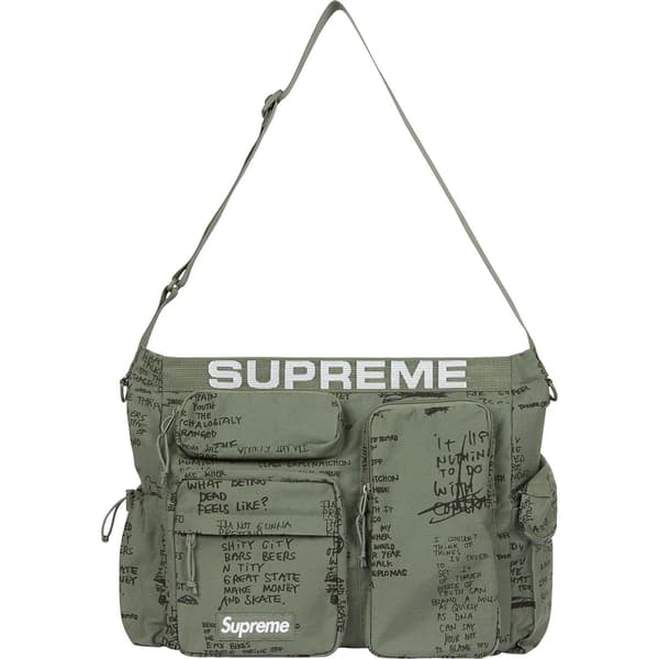 Supreme Field Messenger Bag - Olive Gonz (front)