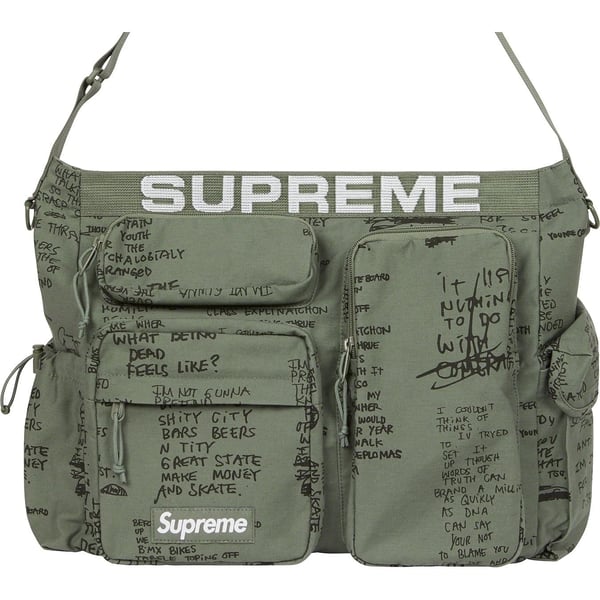 Supreme Field Messenger Bag - Olive Gonz (front)