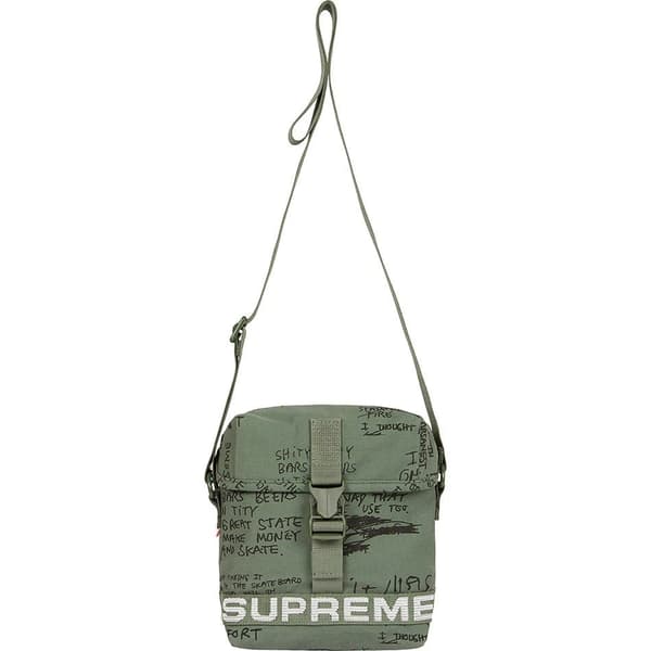 Supreme Field Side Bag - Olive Gonz (front)