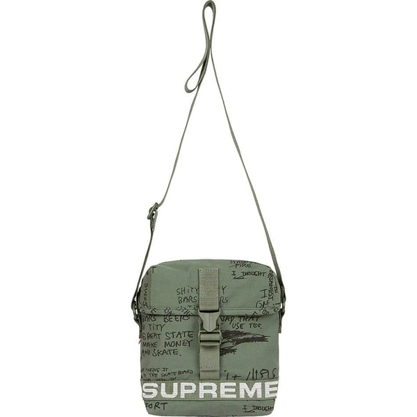 Supreme Field Side Bag - Olive Gonz (front)