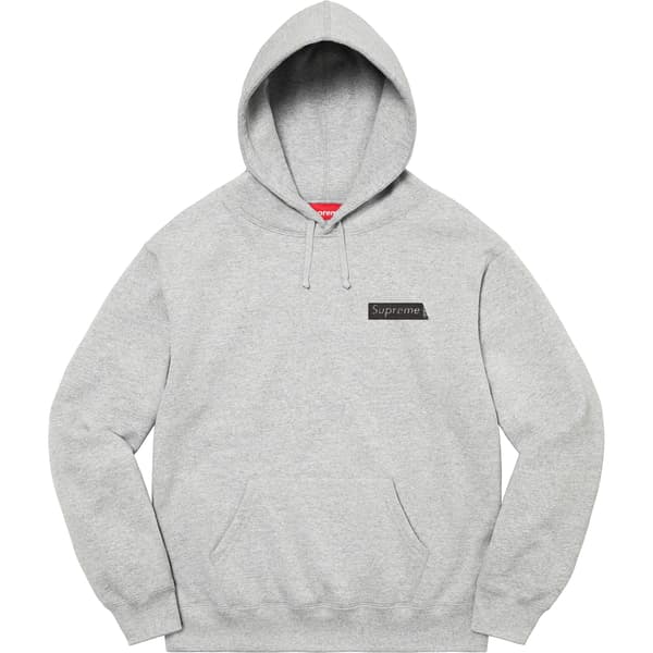 Supreme Fiend Hooded Sweatshirt - Heather Grey (front)