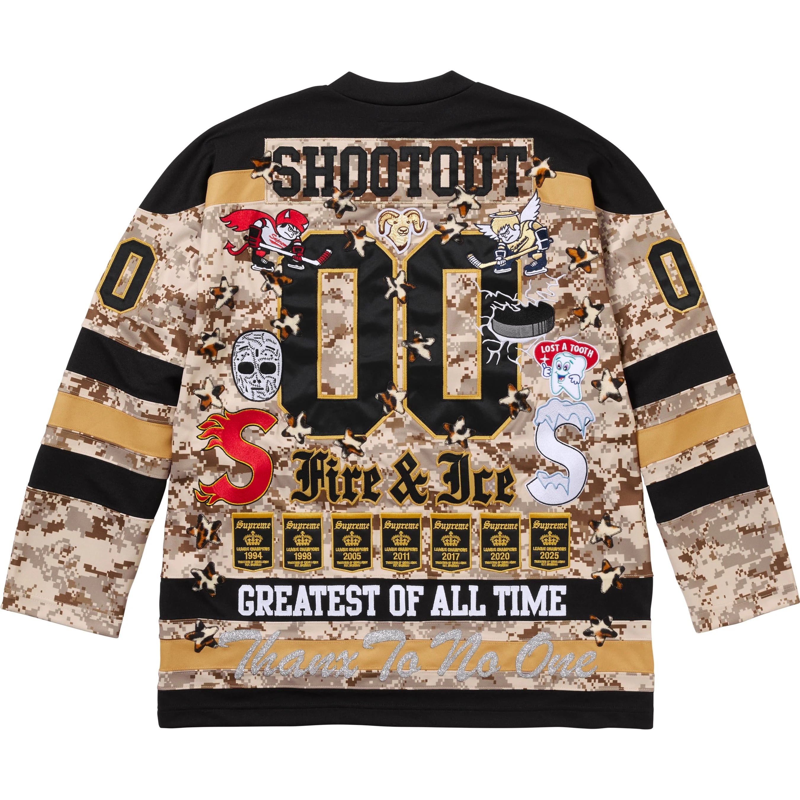 Supreme Fire &amp; Ice Hockey Jersey colorway 8