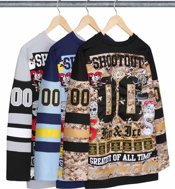 Supreme Fire &amp; Ice Hockey Jersey - Group Shots (front)