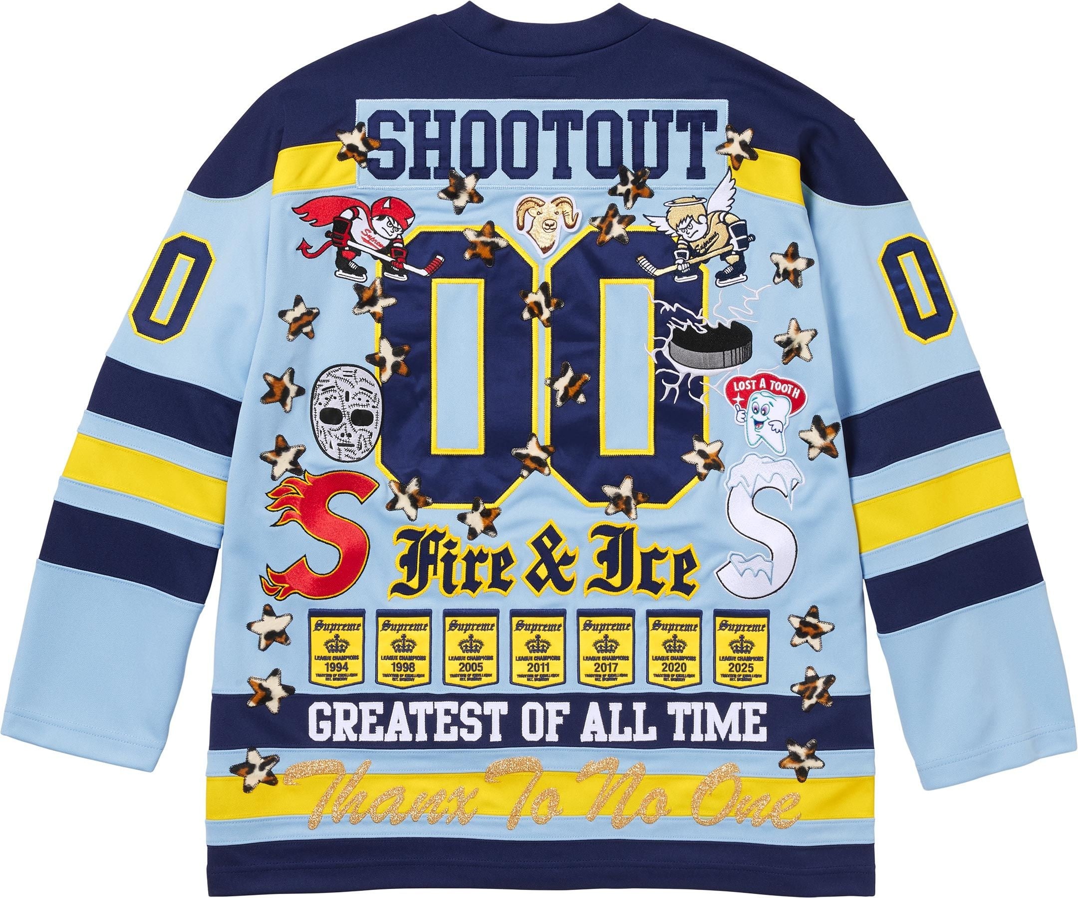 Supreme Fire &amp; Ice Hockey Jersey colorway 2
