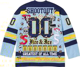 Supreme Fire &amp; Ice Hockey Jersey Light Blue