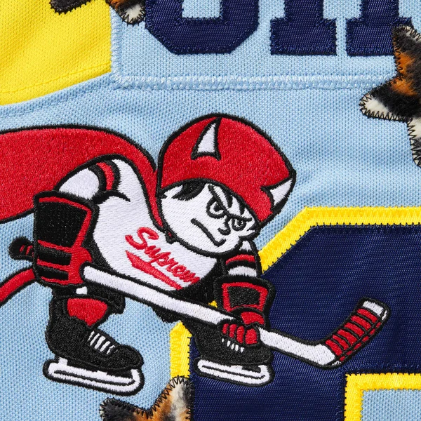 Supreme Fire &amp; Ice Hockey Jersey - Light Blue (front)