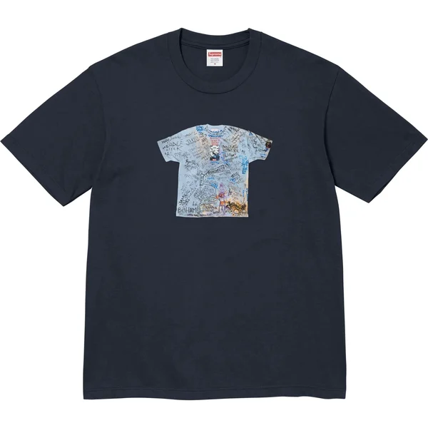 Supreme First Tee - Navy (front)