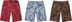 Supreme Flames Jacquard Baggy Denim Short - Product Image