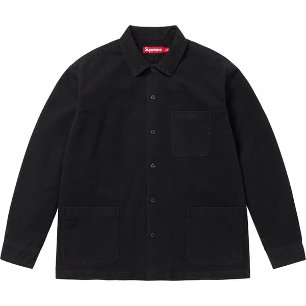 Supreme Flannel Pajama Shirt - Black (front)