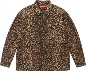 Supreme Flannel Pajama Shirt Leopard