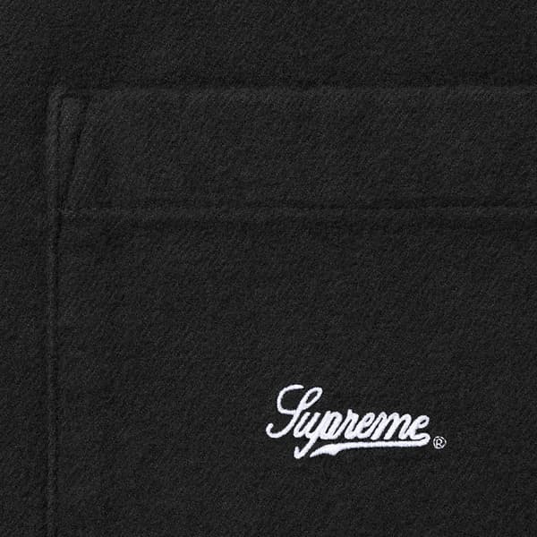 Supreme Flannel Shirt - Black (front)