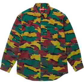 Supreme Flannel Shirt Camo