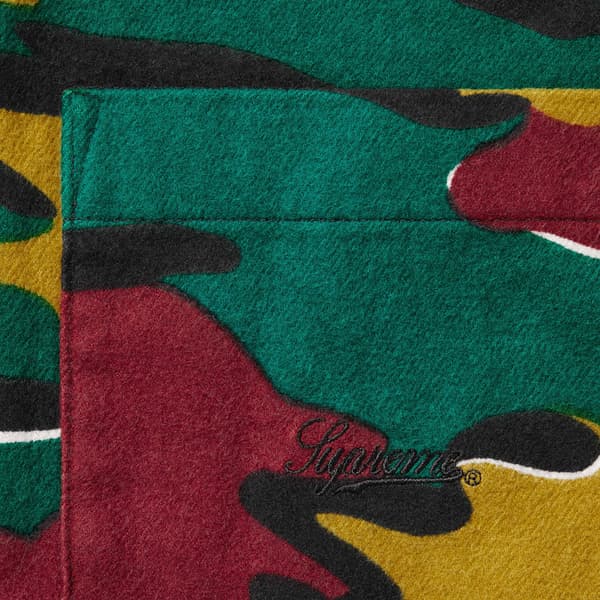 Supreme Flannel Shirt - Camo (front)