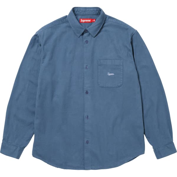 Supreme Flannel Shirt - Dark Slate (front)