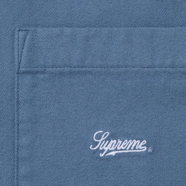 Supreme Flannel Shirt - Dark Slate (front)