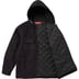 Supreme Fleece Zip Up Hooded Shirt - Black (front)