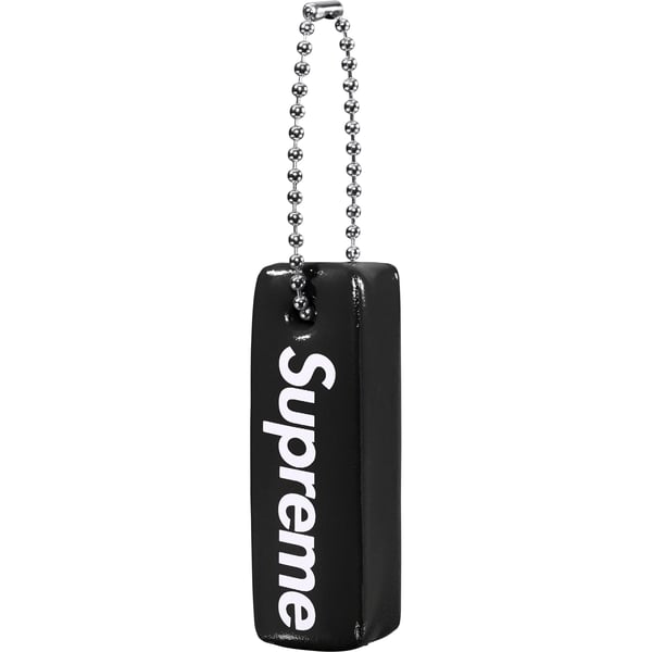 Supreme Floating Keychain - Black (front)