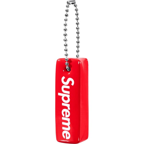 Supreme Floating Keychain - Red (front)