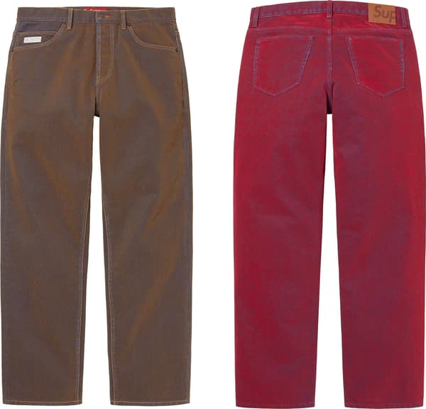 Supreme Flocked Regular Jean - Product Image