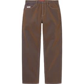 Supreme Flocked Regular Jean Gold