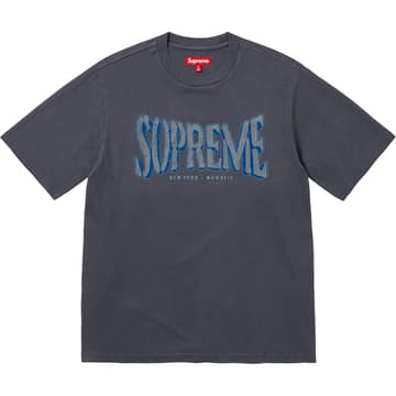 Supreme Flocked Washed S/S Top