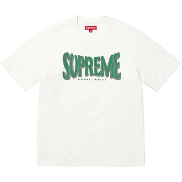 Supreme Flocked Washed S/S Top