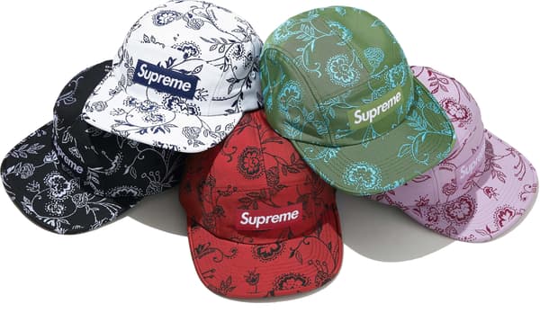 Supreme Floral Jacquard Camp Cap - Product Image