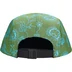Supreme Floral Jacquard Camp Cap - Green (front)