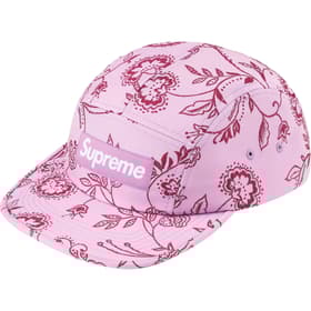 Supreme Floral Jacquard Camp Cap Lavender