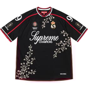 Supreme Floral Soccer Jersey Black