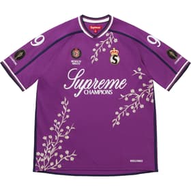 Supreme Floral Soccer Jersey Purple