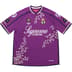 Supreme Floral Soccer Jersey - Purple (front)