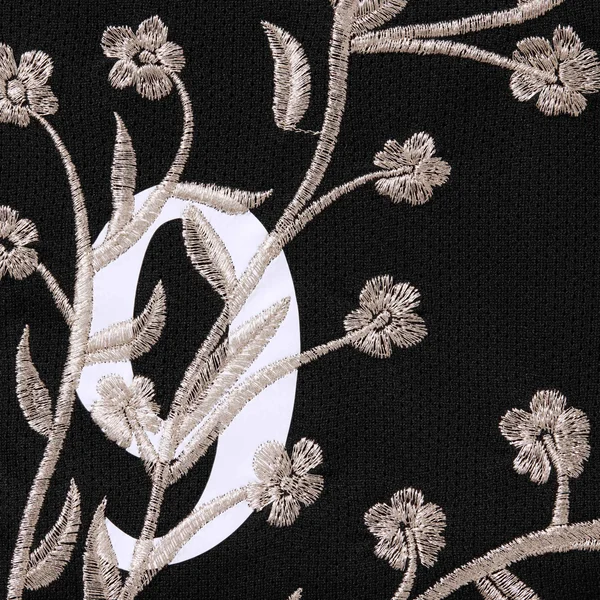 Supreme Floral Soccer Short - Black (front)