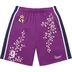 Supreme Floral Soccer Short - Purple (front)