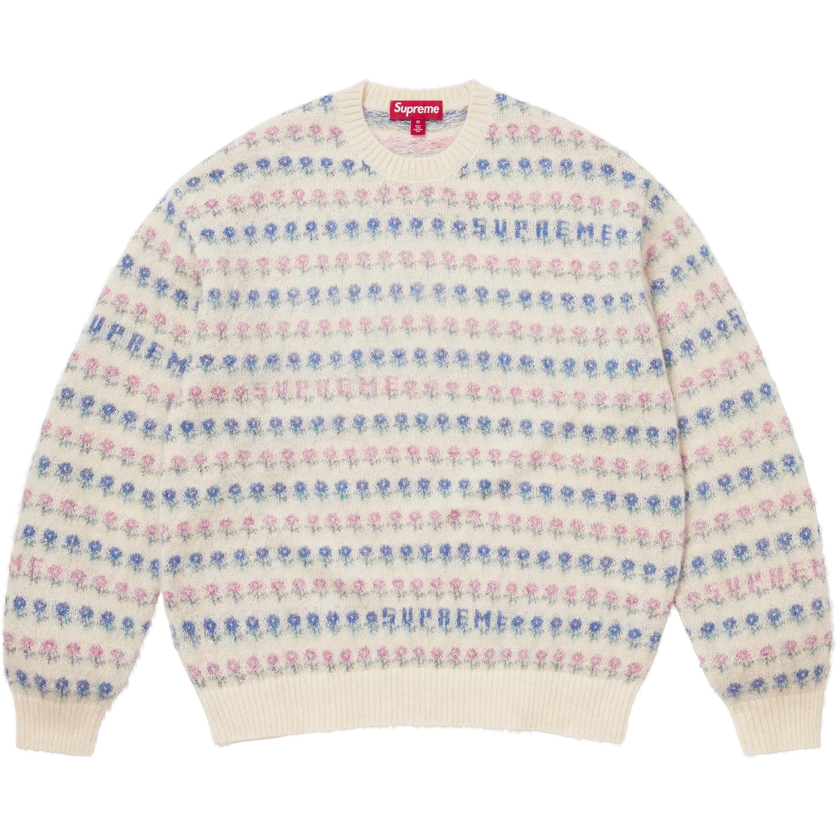 Supreme Flowers Metallic Sweater colorway 2