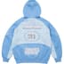 Supreme Football Zip Up Hooded Sweatshirt - Light Blue (front)