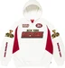 Supreme Football Zip Up Hooded Sweatshirt - White (front)